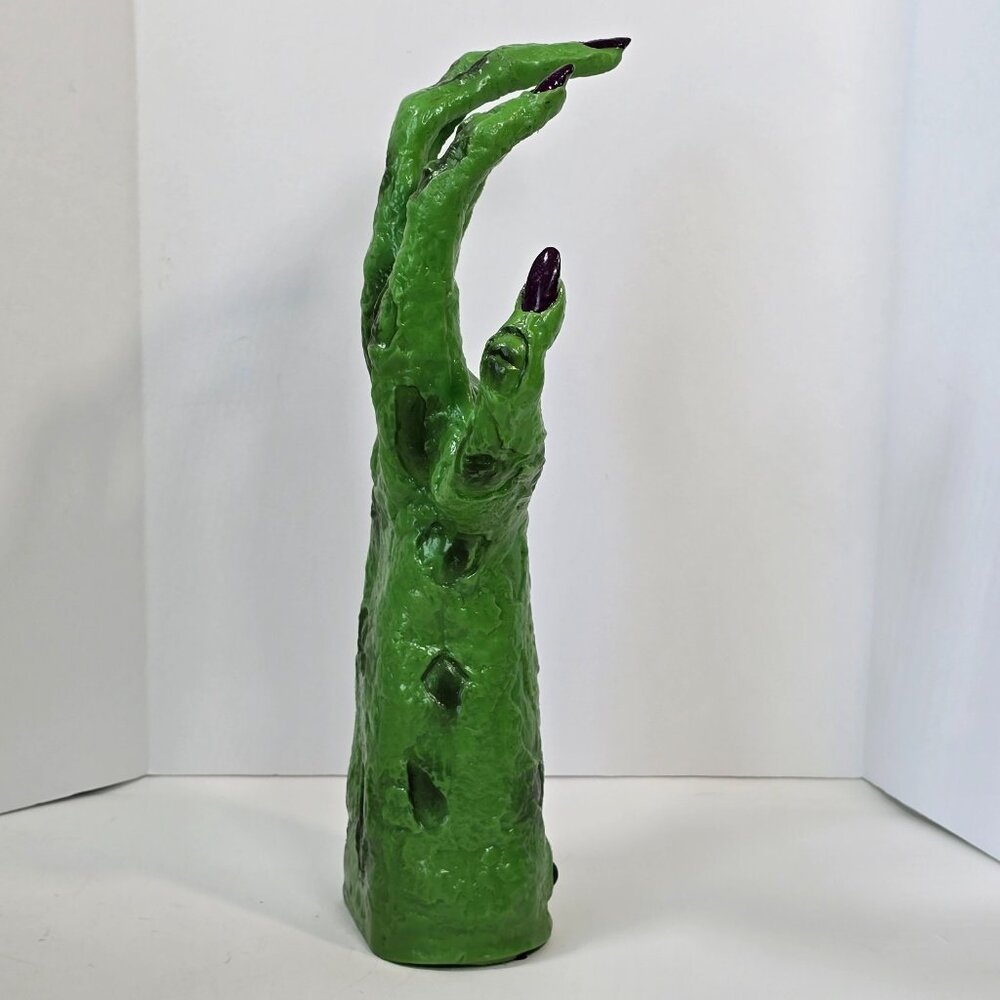 VTG Gemmy Animatronic Witch Hand Halloween Decor Prop Talking Fingers Move 90s - Picture 9 of 10